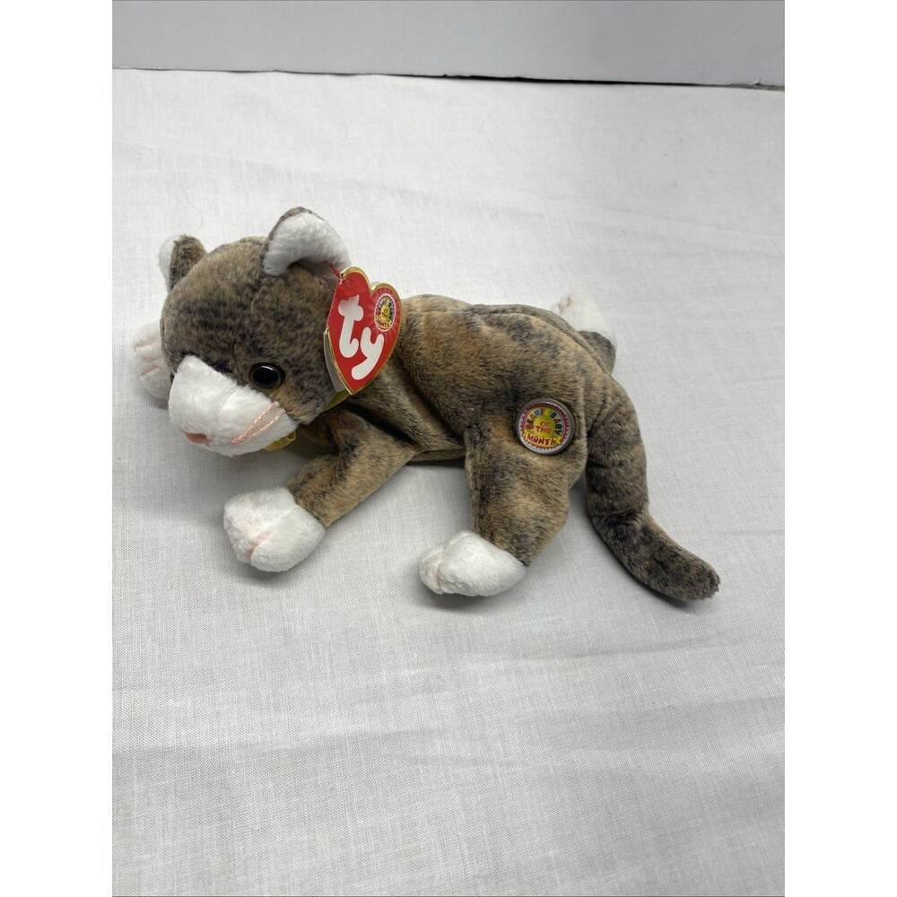 Ty Beanie Baby Cappuccino the Cat - Beanie Baby of the Month - May 2003 - MINT